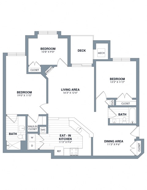 Willow Floor Plan - Owings Park